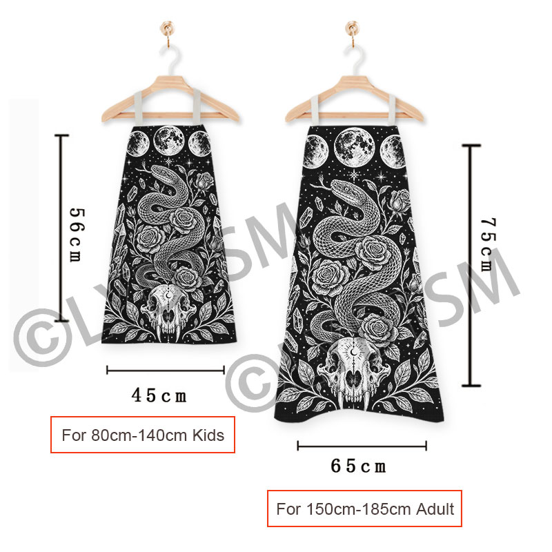 Gothic Witch Occult Apron Snak - Kitchen Witch Baking ulasan dan harga