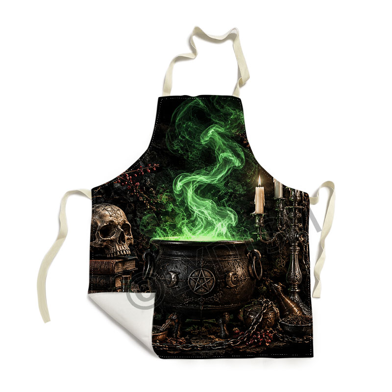 Gothic Witch Occult Apron Snak - Kitchen Witch Baking ulasan dan harga